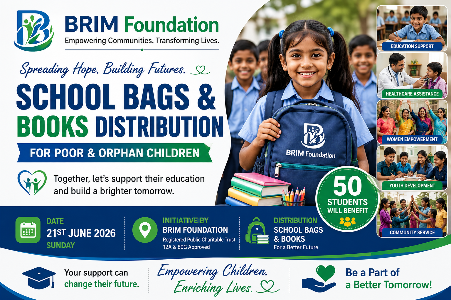 School Bags & Books Distribution